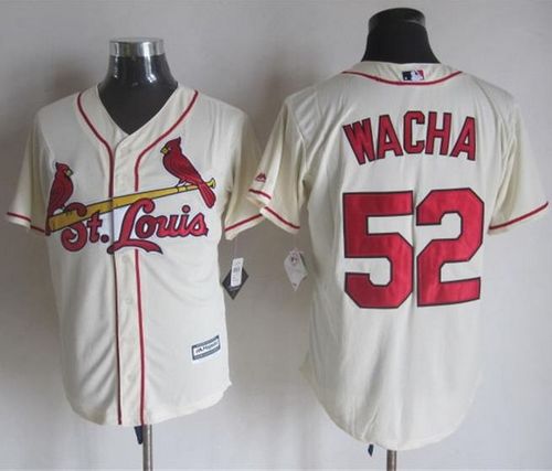 Cardinals #52 Michael Wacha Cream New Cool Base Stitched MLB Jersey