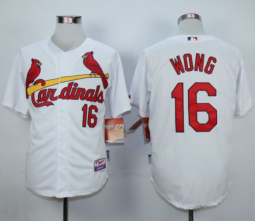 Cardinals #16 Kolten Wong White 1982 Turn Back The Clock Stitched MLB Jersey