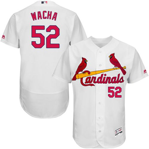 Cardinals #52 Michael Wacha White Flexbase Authentic Collection Stitched MLB Jersey