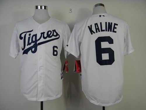 Tigers #6 Al Kaline White 