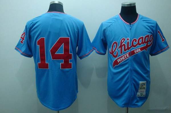 Mitchell and Ness White Sox #14 Bill Melton Stitched Blue Throwback MLB Jersey