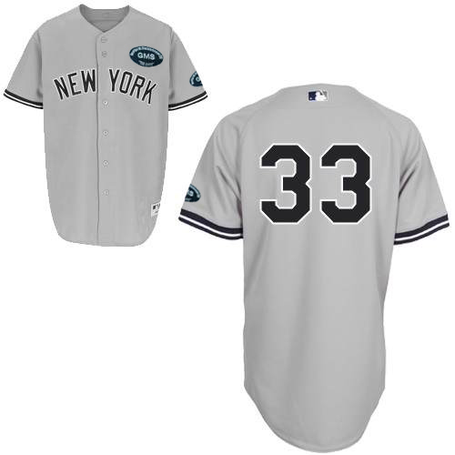 Yankees #33 Kelly Johnson Grey GMS 