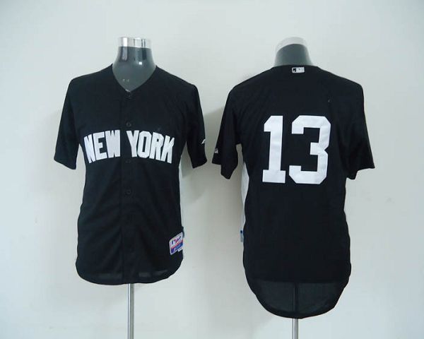 Yankees #13 Alex Rodriguez Black 2011 Road Cool Base BP Stitched MLB Jersey