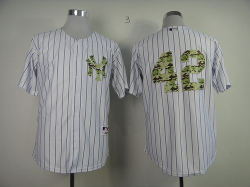 Yankees #42 Mariano Rivera White USMC Cool Base Stitched MLB Jersey