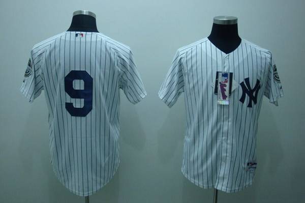 Yankees #9 Roger Maris Stitched White MLB Jersey