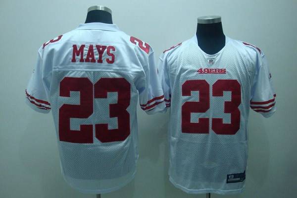 49ers #23 Taylor Mays White Stitched NFL Jersey
