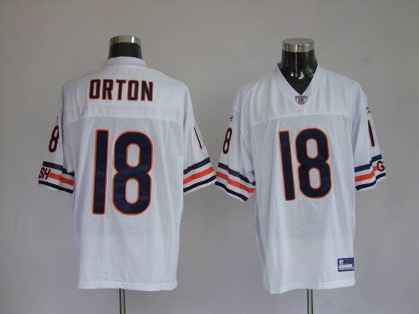 Bears #18 Kyle Orton White Stitched NFL Jersey