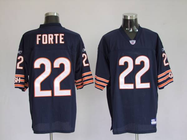 Bears #22 Matt Forte Blue Stitched NFL Jersey