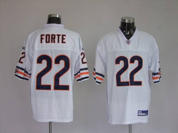 Bears #22 Matt Forte White Stitched NFL Jersey