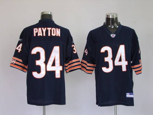 Bears #34 Walter Payton Blue Stitched NFL Jersey