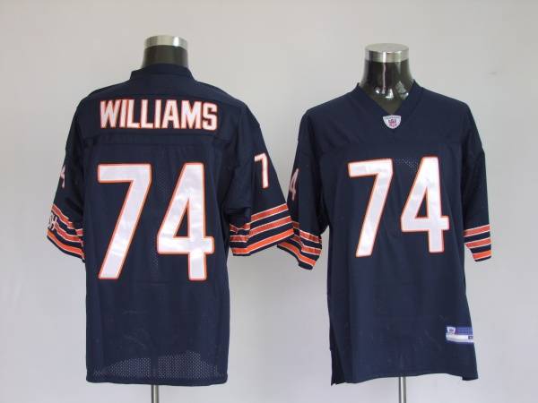 Bears #74 Chris Williams Blue Stitched NFL Jersey