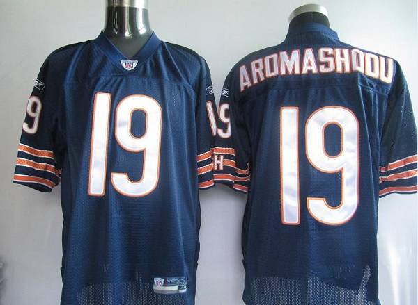 Bears #19 Devin Aromashodu Blue Stitched NFL Jersey