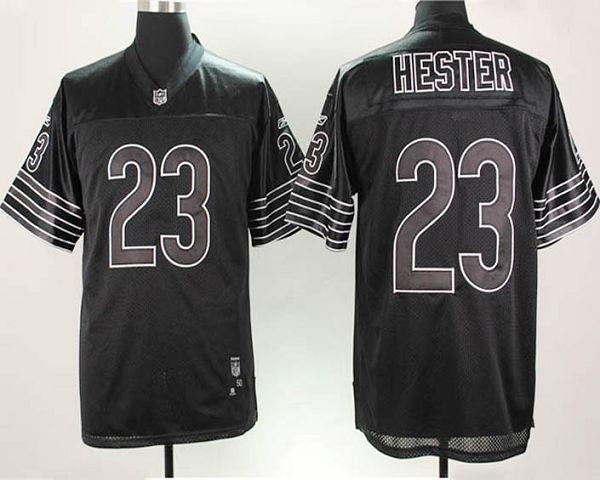 Bears #23 Devin Hester Black Shadow Stitched NFL Jersey