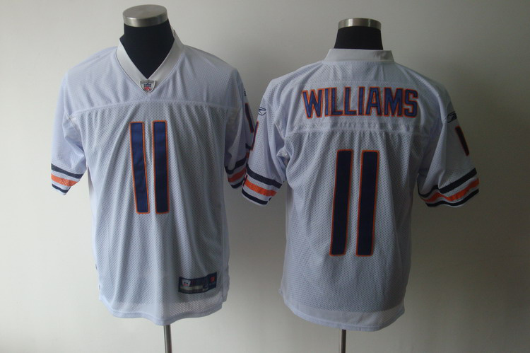 Bears #11 Roy Williams White Stitched NFL Jersey