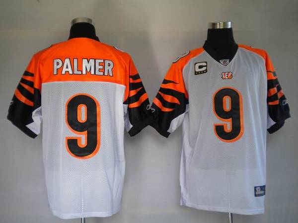 Bengals #9 Carson Palmer White Stitched NFL Jersey