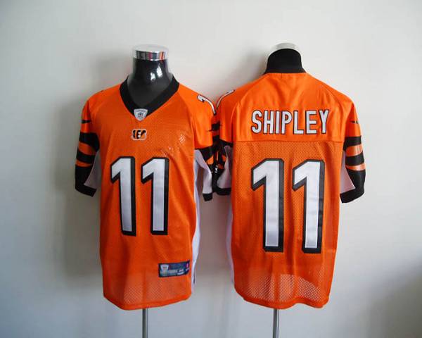 Bengals #11 Jordan Shipley Orange Stitched NFL Jersey
