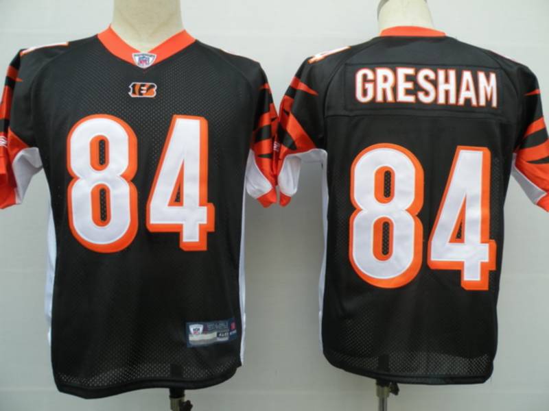 Bengals #84 Jermaine Gresham Black Stitched NFL Jersey