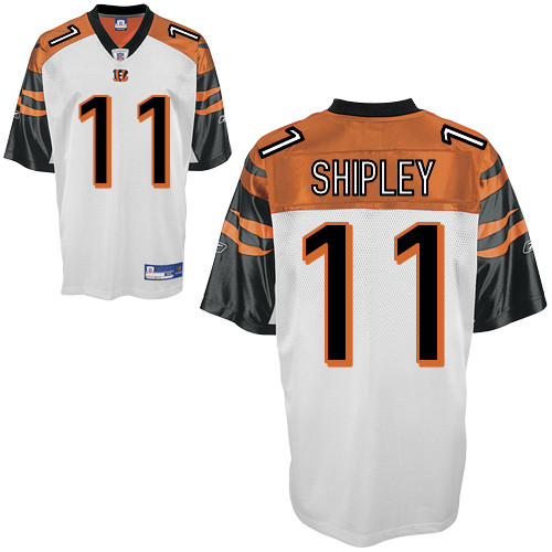 Bengals #11 Jordan Shipley White Stitched NFL Jersey