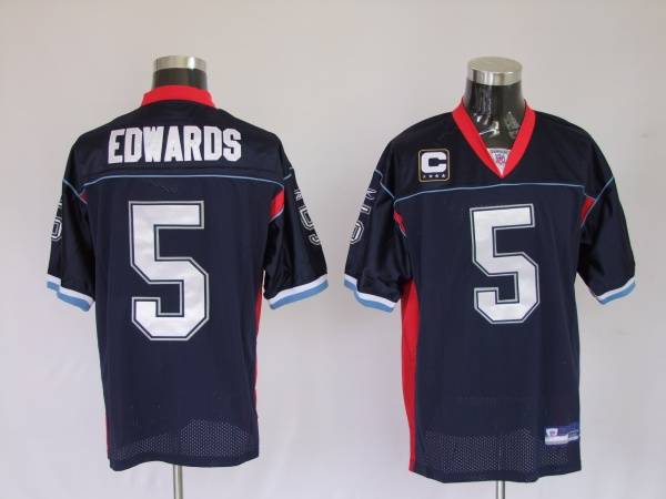 Bills #5 Trent Edwards Dark Blue Stitched NFL Jersey