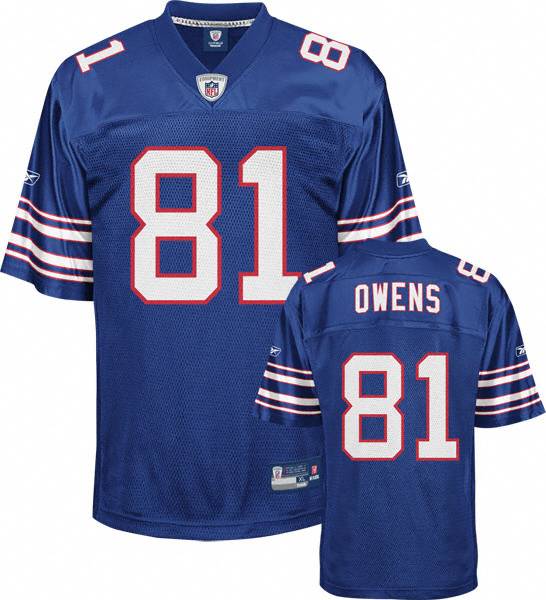 Bills #81 Terrell Owens Baby Blue Stitched NFL Jersey