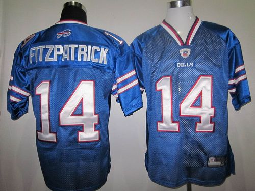 Bills #14 Ryan Fitzpatrick Baby Blue 2011 New Style Stitched NFL Jersey