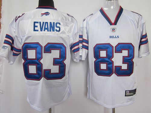 Bills #83 Lee Evans White 2011 New Style Stitched NFL Jersey