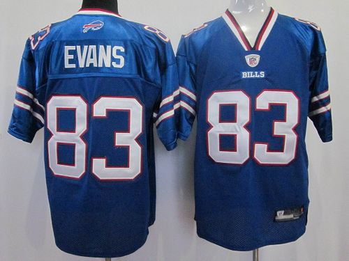Bills #83 Lee Evans Baby Blue 2011 New Style Stitched NFL Jersey