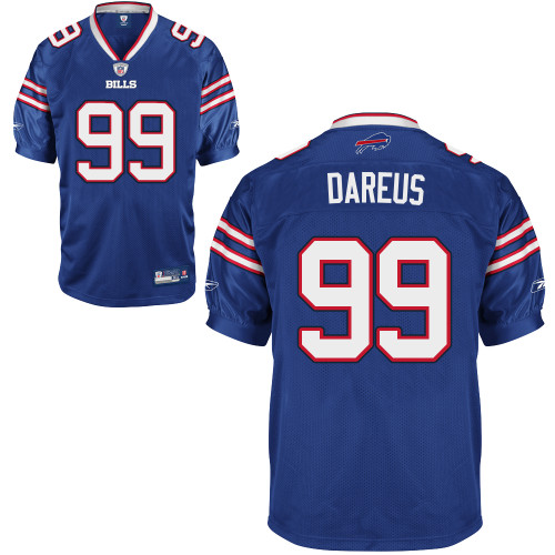 Bills #99 Marcell Dareus Baby Blue 2011 New Style Stitched NFL Jersey