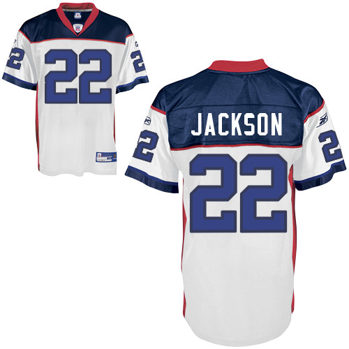 Bills #22 Jackson White Stitched NFL Jersey