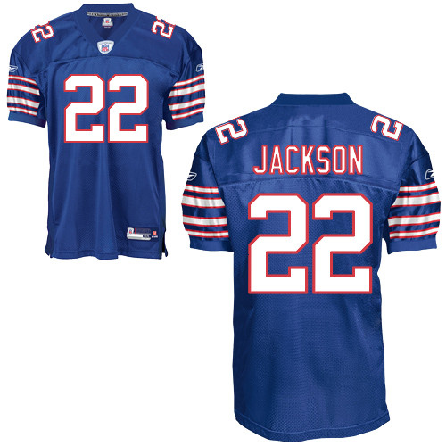 Bills #22 Jackson Baby Blue Stitched NFL Jersey