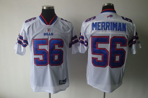 Bills #56 Shawne Merriman White 2011 New Style Stitched NFL Jersey