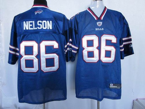 Bills #86 David Nelson Light Blue 2011 New Style Stitched NFL Jersey