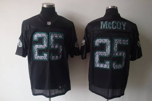 Sideline Black United Eagles #25 LeSean McCoy Black Stitched NFL Jersey