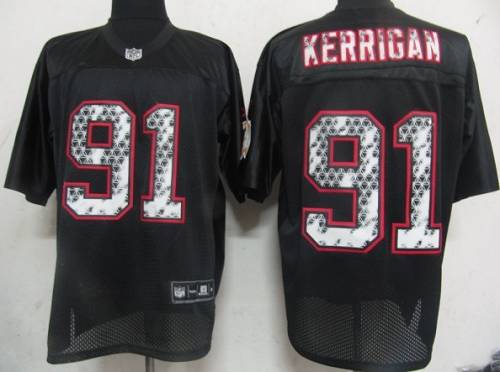 Sideline Black United Redskins #91 Ryan Kerrigan Black Stitched NFL Jersey