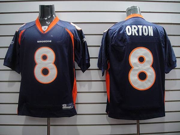 Broncos #8 Kyle Orton Blue Stitched NFL Jersey