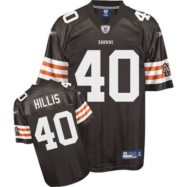 Browns #40 Peyton Hillis Brown Stitched NFL Jersey