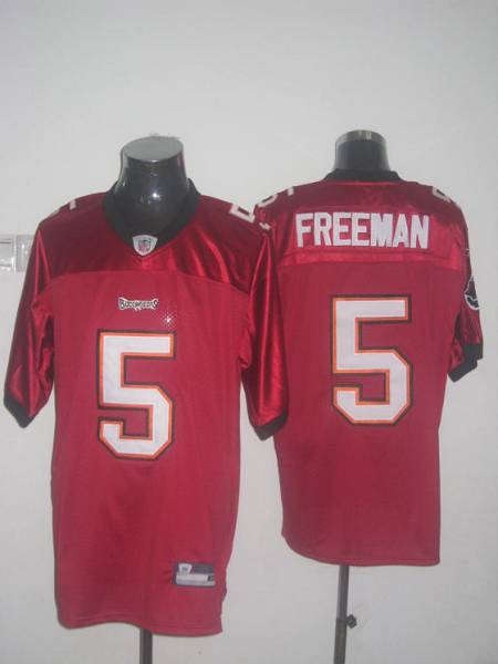 Buccaneers #5 Josh Freeman Stitched Red NFL Jersey
