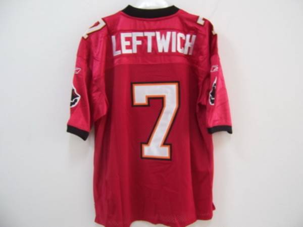 Buccaneers #7 Byron Leftwich Stitched Red NFL Jersey