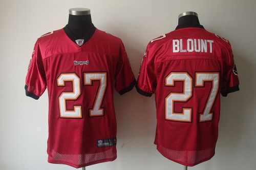Buccaneers #27 LeGarrette Blount Red Stitched NFL Jersey