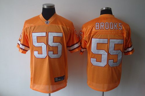 Buccaneers #55 Derrick Brooks Yellow Stitched NFL Jersey