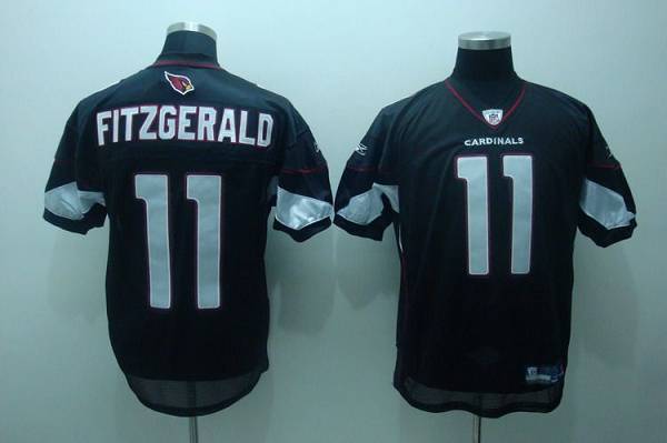 Cardinals #11 Larry Fitzgerald Black Stitched NFL Jersey