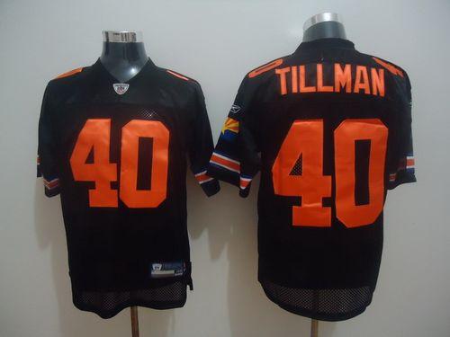 Cardinals #40 Pat Tillman Black Throwback Stitched NFL Jersey