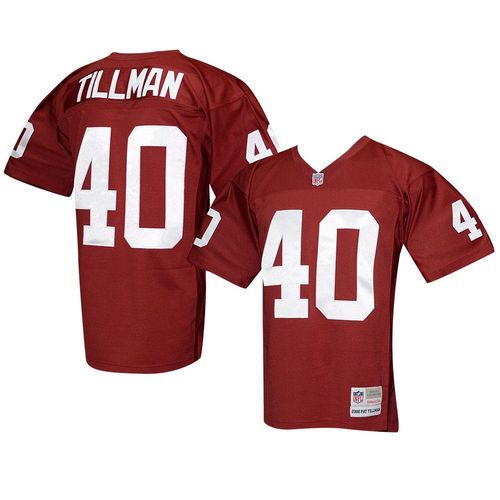 Mitchell And Ness 2000 Cardinals #40 Pat Tillman Red Throwback Stitched NFL Jersey