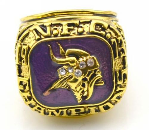 NFL Minnesota Vikings World Champions Gold Ring_2