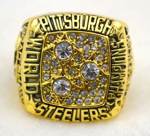NFL Pittsburgh Steelers World Champions Gold Ring_3