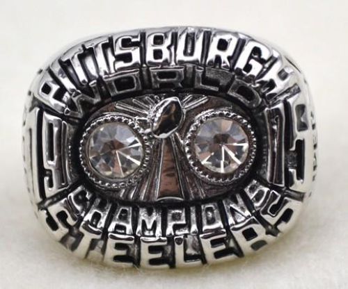 NFL Pittsburgh Steelers World Champions Silver Ring_1