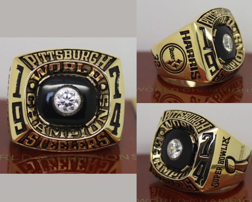 1974 NFL Super Bowl IX Pittsburgh Steelers Championship Ring