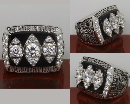 1983 NFL Super Bowl XVIII Los Angeles Raiders Championship Ring