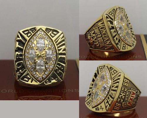 1989 NFL Super Bowl XXIV San Francisco 49ers Championship Ring