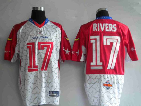 Chargers Phillip Rivers #17 Stitched 2010 Pro Bowl AFC NFL Jersey